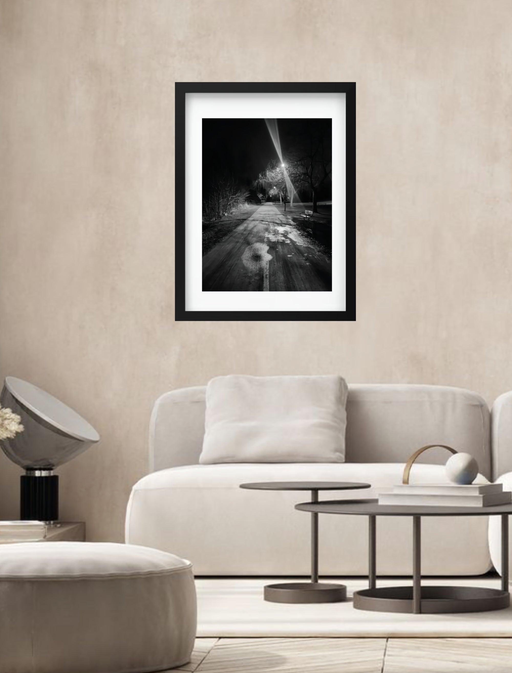 Bluffers Park At Night Photograph Print