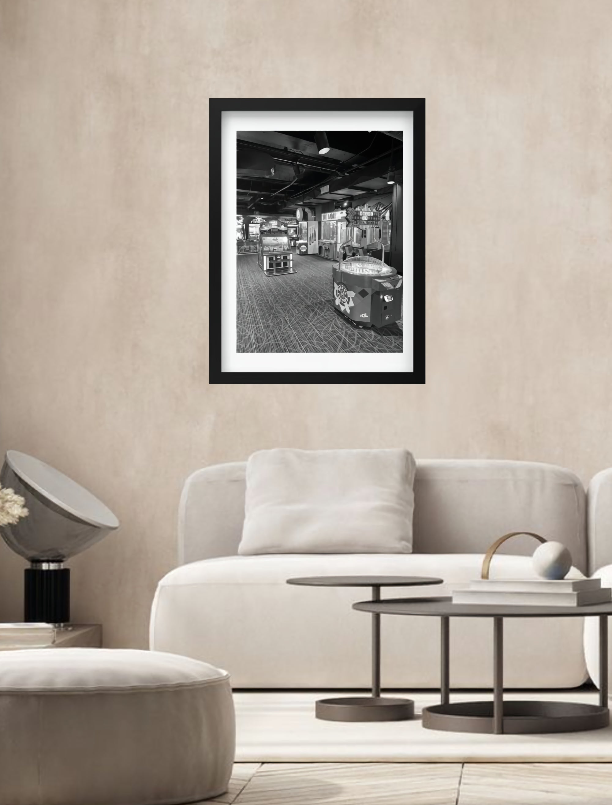 Hotel Arcade Photograph Print